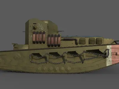 Mk  A Whippet 3D model