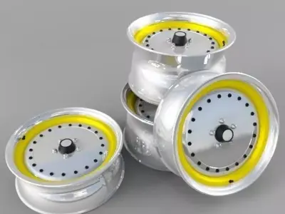 Wheel 01 Free 3D model