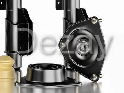 Set of spare parts shock absorber and 3D model