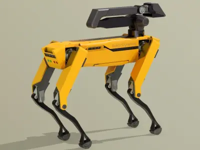 Spot Robot Boston Dynamics Low-poly 3D model