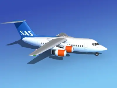 BAe 146-100 SAS 3D model