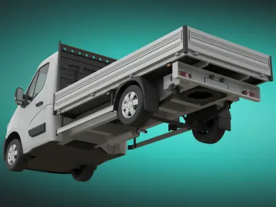 Renault Master Flatbed FWD 2015 L3H1 3D model