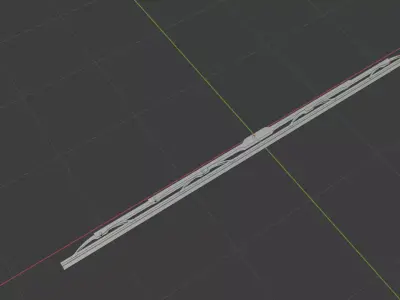 Truck Wiper Blade 3D model