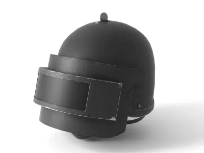 Helmet K6-3 Low-Poly 3D Model Low-poly 3D model