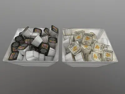 Syrup Packets - High-Quality 3D Models 3D model