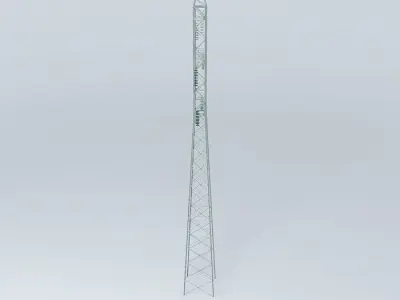 Electricity high voltage trellis Free 3D model