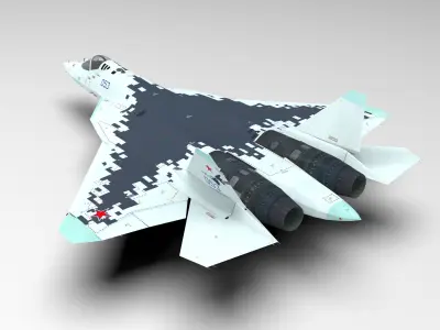 Sukhoi Su-57 Felon Russia 3D model