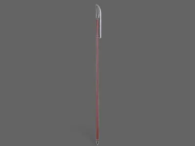 PBR Polearm V2a Low-poly 3D model
