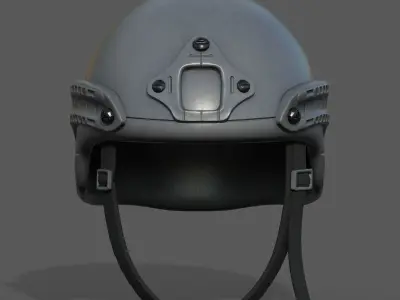 Helmet military combat soldier armor Generic Low-poly 3D model