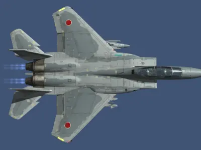 JASDF F-15DJ 3D model