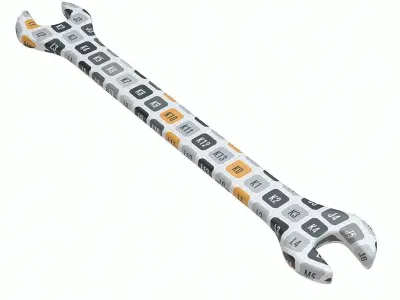 Combination Wrench Low-poly 3D model