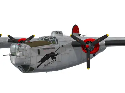 consolidated B24J liberator 3D model