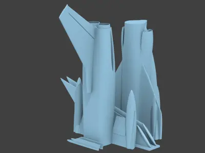 tu-128 3D print model