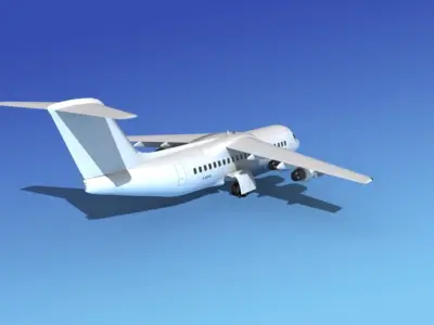 BAe 146-300 Flightline 3D model