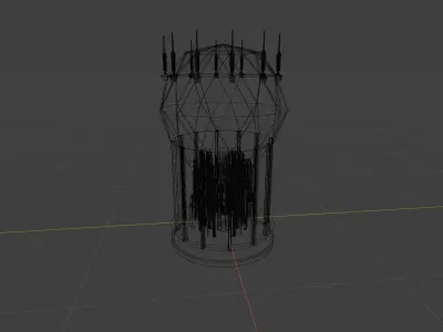 ISD-72x Deflector Shield Generator Dome Low-poly 3D model