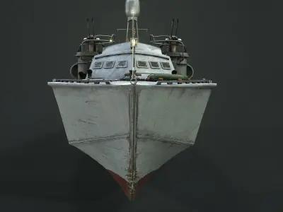 Higgins PT 71 Low-poly 3D model