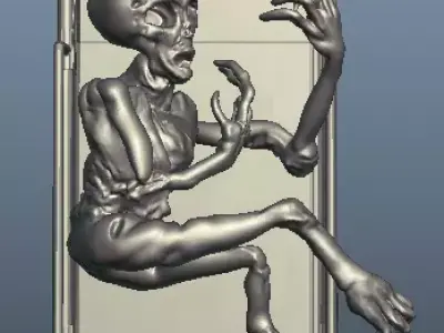 x files anasasi episode alien 3D print model