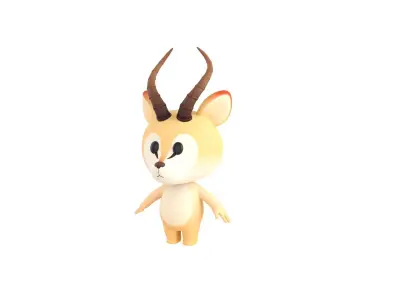 Character210 Antelope 3D model