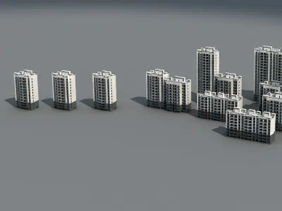 Architecture city 3D model