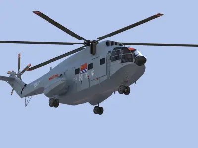 Changhe Z-8 3D model