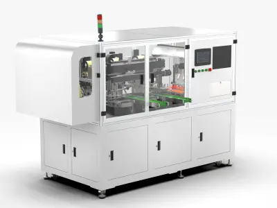 Automatic Glue Cleaning Machine 3D model