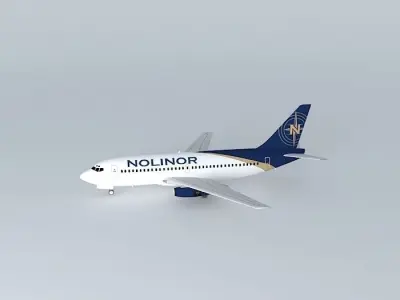 Nolinor Aviation Boeing 737 200 Free 3D model