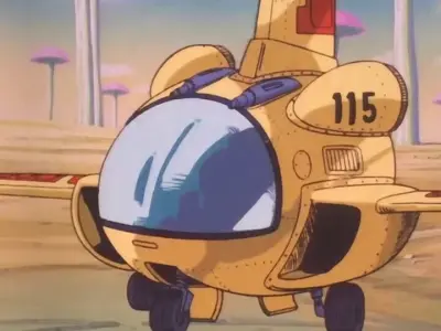 dragon ball bulma nave airplane 115 3D print model