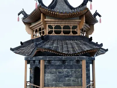 Chinese Pavilion V2 3D model