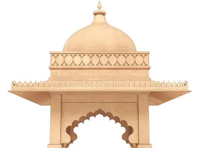 Domed canopie 3D model