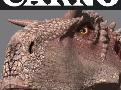 Carnotaur Resurrection - dinosaur 3d model 3D model
