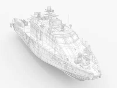 Mark VI Patrol Boat  3D model