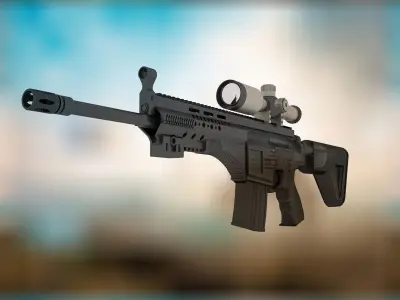 Mpt-76 Rifle Free 3D model