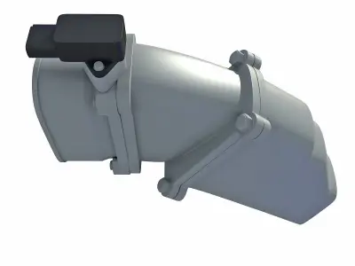 Car Engine Super Charger 3D model