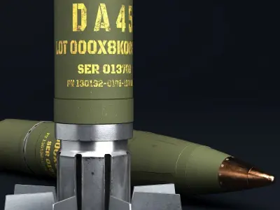 M982 Excalibur  High-Quality Game-Ready 3D Model Low-poly 3D model
