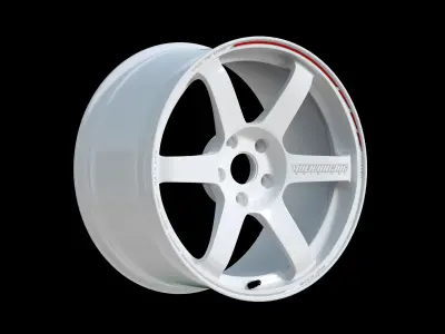 RAYS TE37 SAGA S-plus TIME ATTACK EDITION 3D model