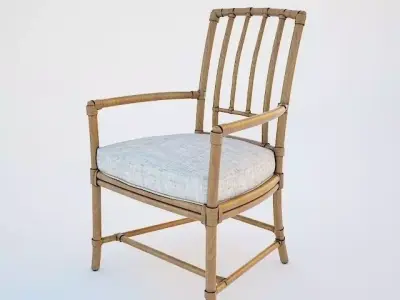 Rattan chair  Free 3D model