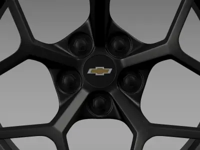 Chevrolet Camaro Z28 2014 rim 3D model