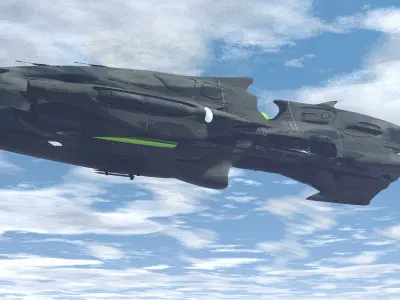 Rebel Alliance Battlecruiser 3D model