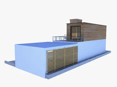 Modern house 3D model