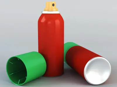 Spray can 100ml v 1 3D model