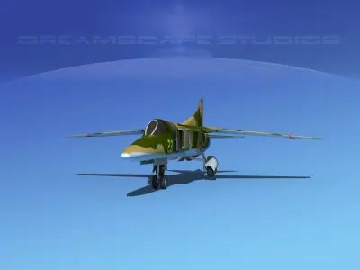 Mig-27 Flogger LP USSR Low-poly 3D model