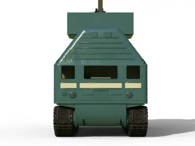 TES-3 Transportable Nuclear Power Plant 3D model