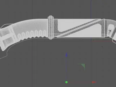 Count Dooku lightsaber 3D model