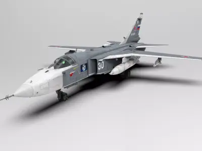 Sukhoi SU-24MR Fencer-E Russia 3D model