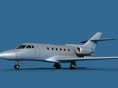 Hawker Siddley 800SR V00 3D model