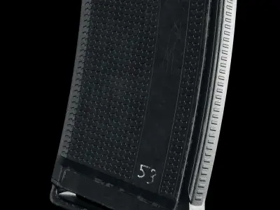 Daniel Defense Weapon Magazine Low-poly 3D model