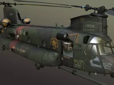 Chinook MH-47 3D model