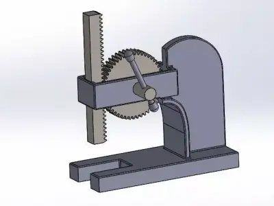 Hand Press Free 3D model