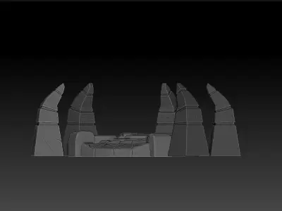 Antique teleport 3D model