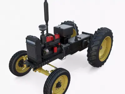 Tractor Chassis 3D model